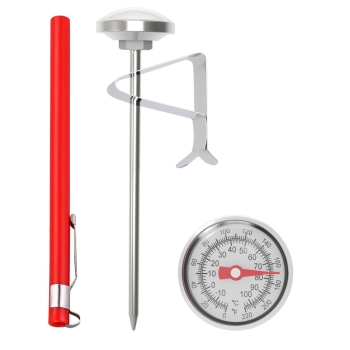 Thermometer Bimetall Hülle und Clip
